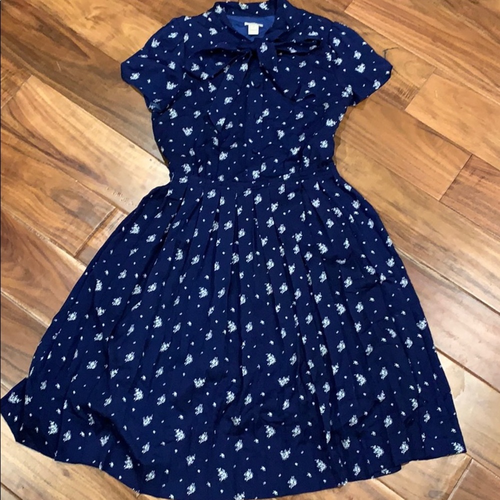 Classic Blue J Crew dress 0
